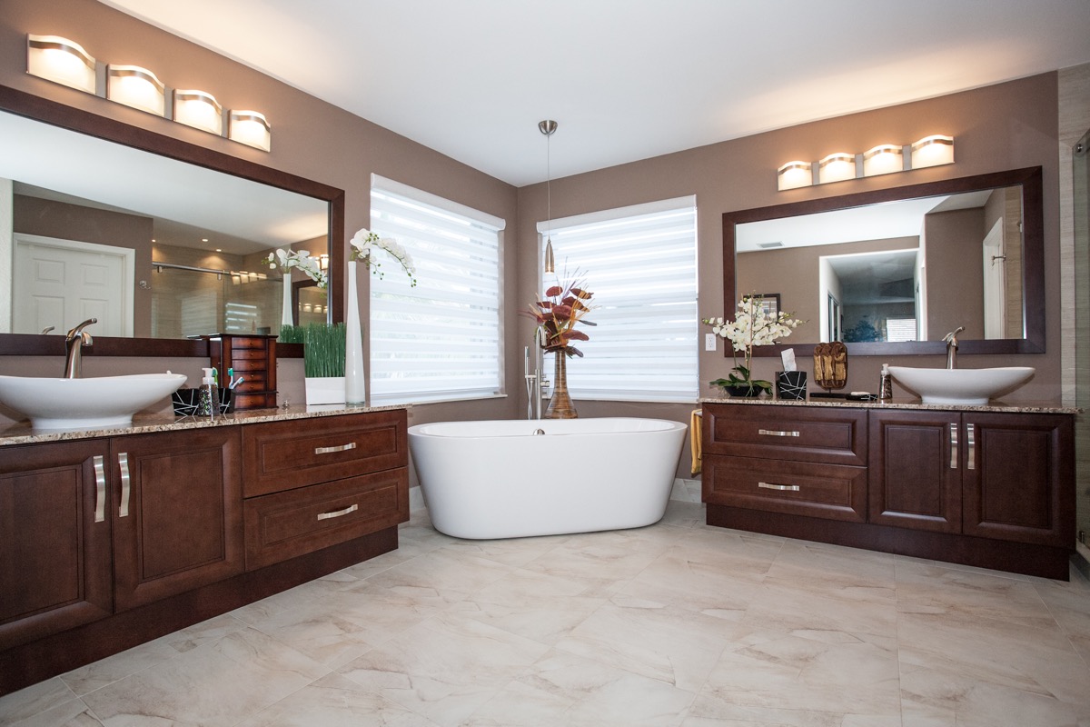 Transitional Neutral Master Bathroom – Fresh Remodel