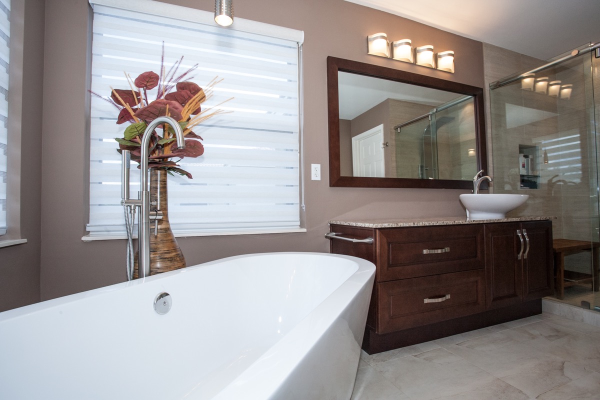 Transitional Neutral Master Bathroom - Fresh Remodel